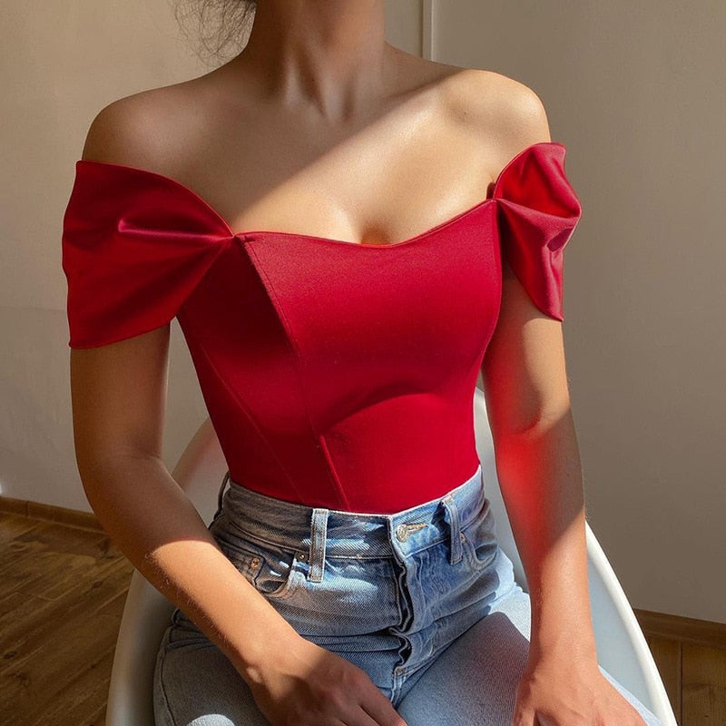 Princess Cut Satin Top